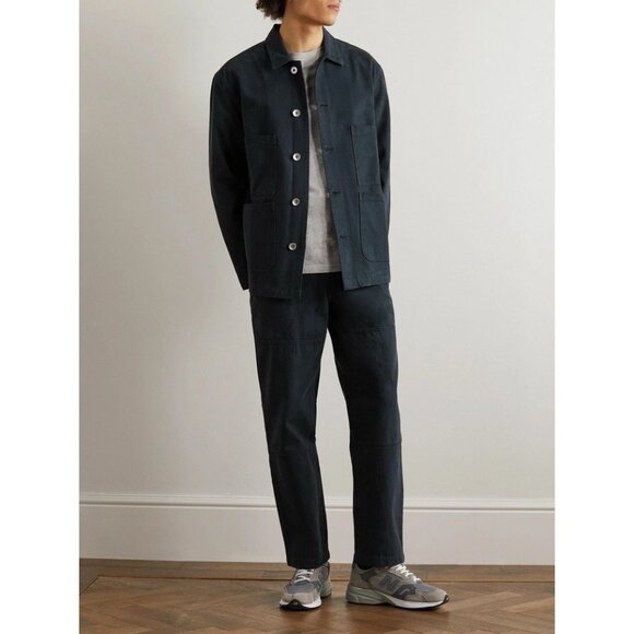 Ninety Percent Jones Relaxed Straight Denim Trouser (UK M) Blue Organic Cotton - Picture 1 of 10
